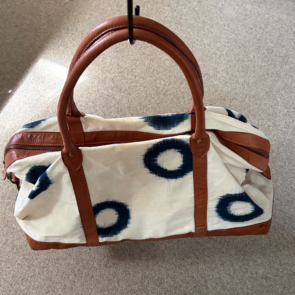 Shibori Indigo Travel Bag
